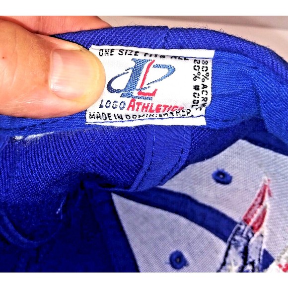 Vintage New England Patriots NFL Pro Line Logo Athletics Cap Hat Hook & Loop 90s - Picture 7 of 9